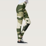 Classic Camouflage Legging, Camo Design Pattern Leggings