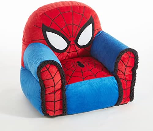 Idea Nuova Marvel Spiderman Figural Bean Bag Chair with Sher…
