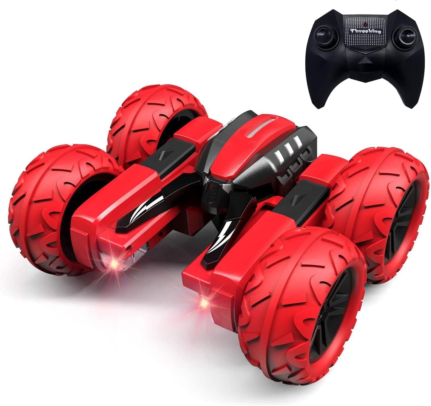 Threeking RC Rotating Stunt Cars Flowering Remote Control Ca…