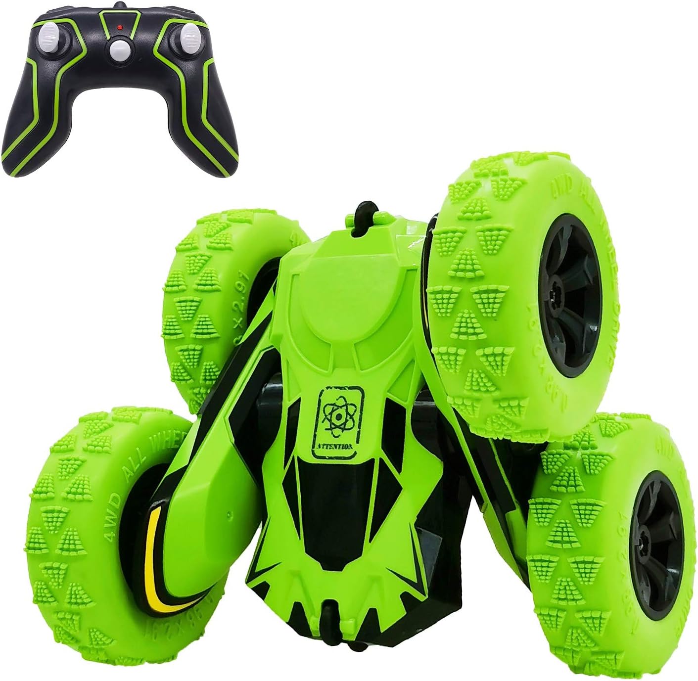 Threeking RC Stunt Cars Remote Control Car Double-Sided Driv…