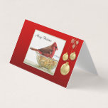 Cardinal and Ornaments – Warmth and Wonder