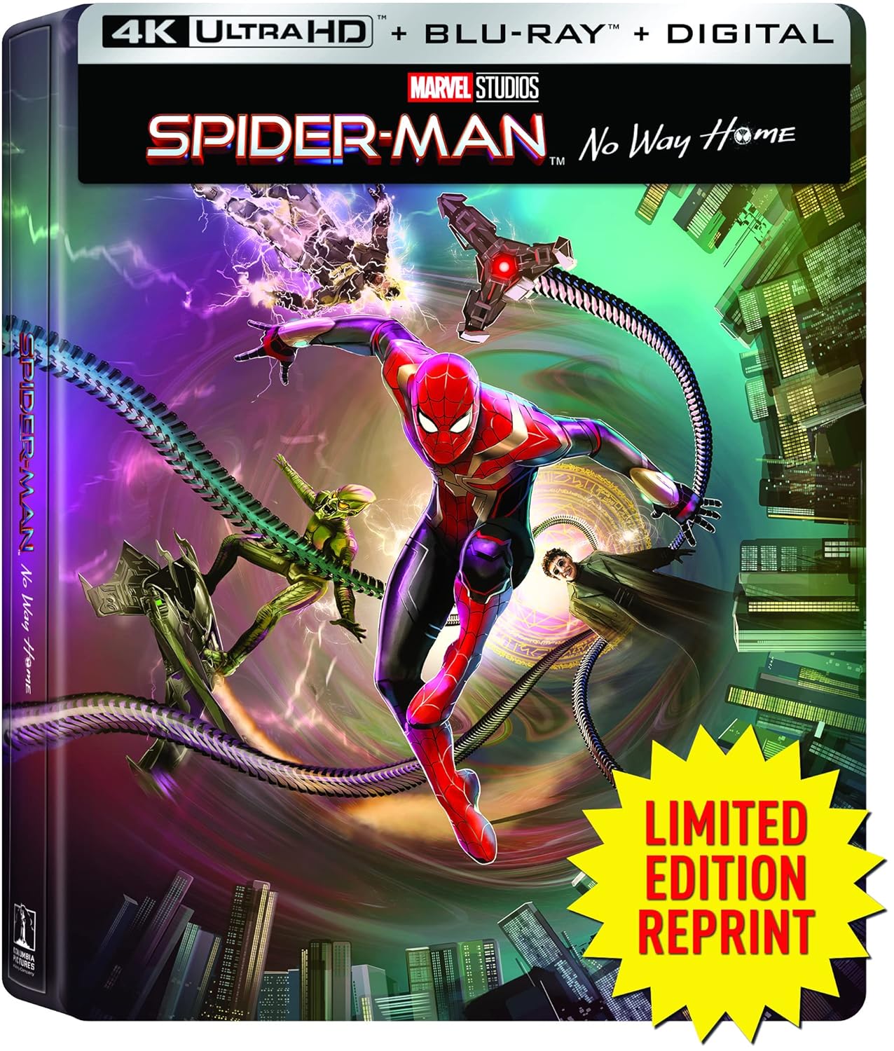 Spider-Man: No Way Home (Limited Edition Steelbook) [4K UHD …