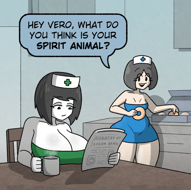 Funny Cartoons, Comics, Funnies – Veronica and Mona: “Slow and Steady”