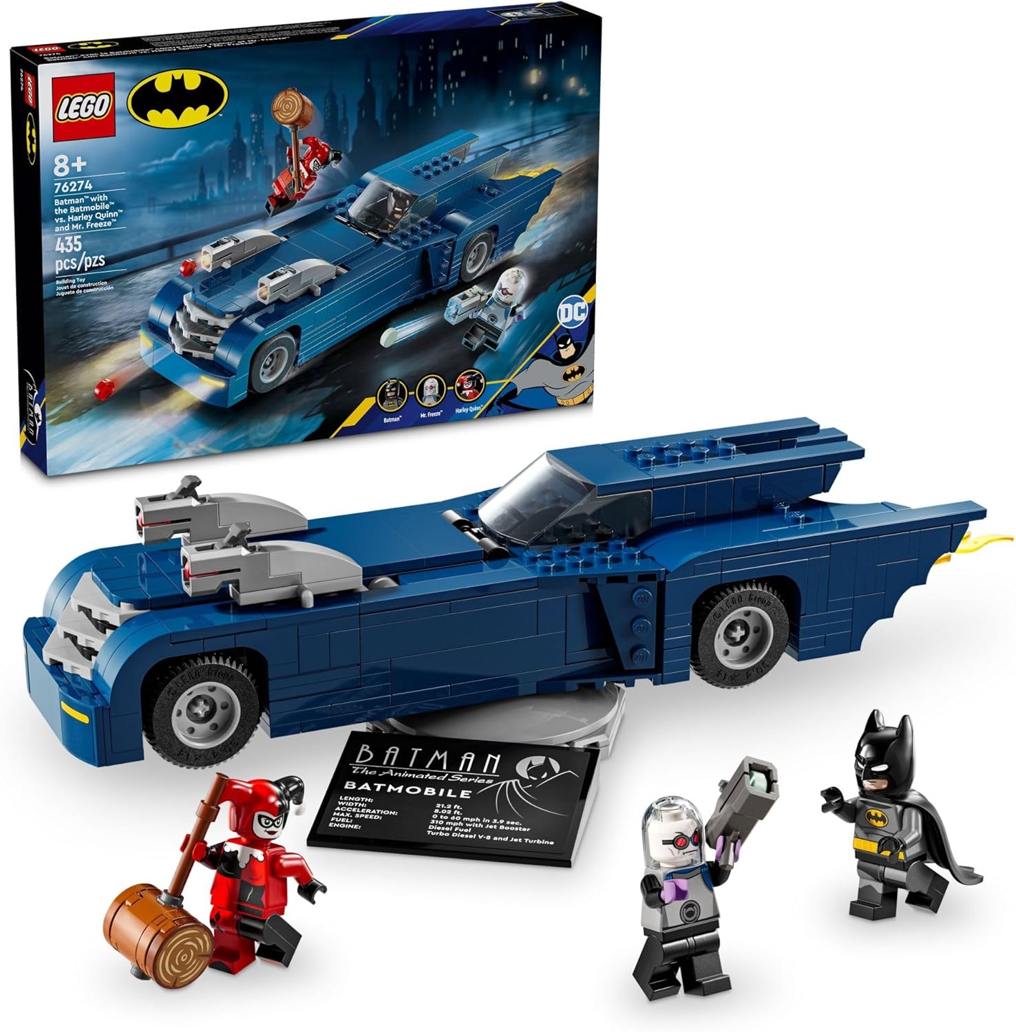 LEGO DC Batman: Batman with The Batmobile vs. Harley Quinn &…