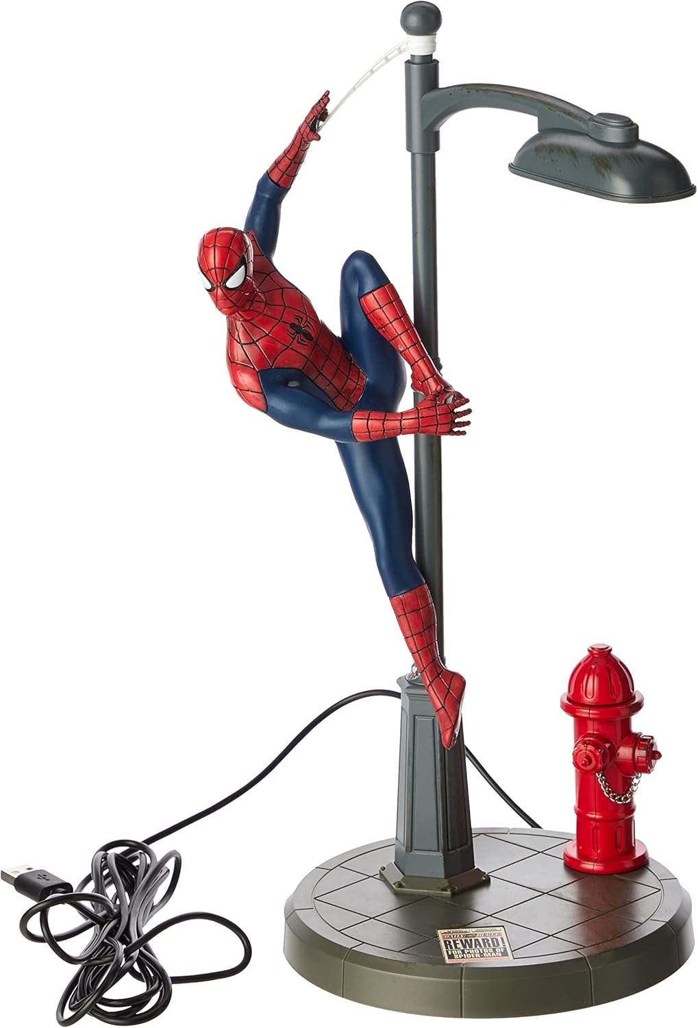 Spiderman Desk Lamp – Officially Licensed Disney Table Light…
