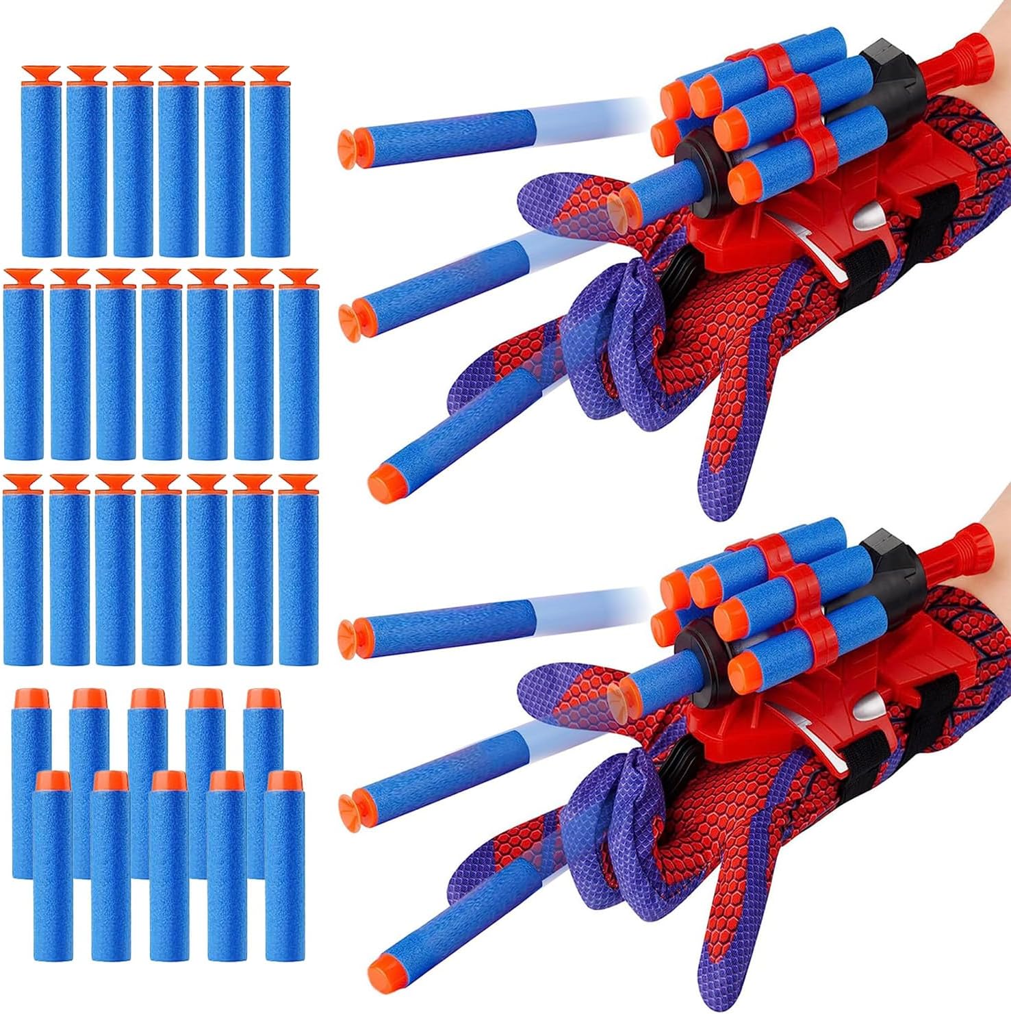 Set of 2 Spider Web Shooters Wrist Launcher Web Shooter Spid…