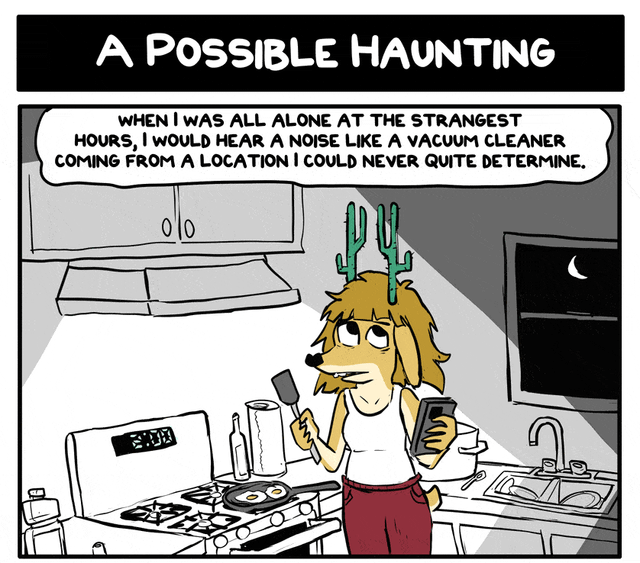 Funny Cartoons, Comics, Funnies – A Possible Haunting